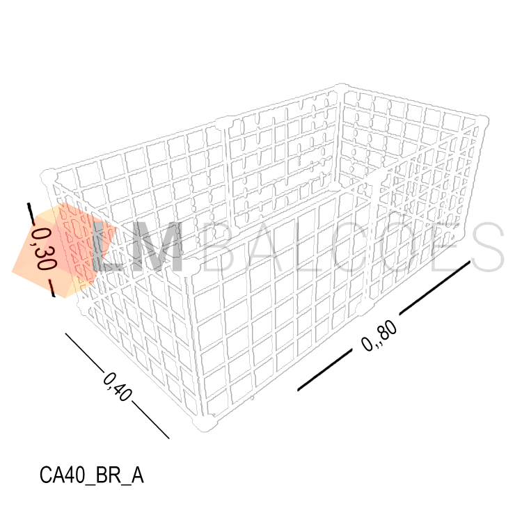 Cercadinho Aramado Branco Para Pet - 0,80 x 0,30 x 0,40m 1