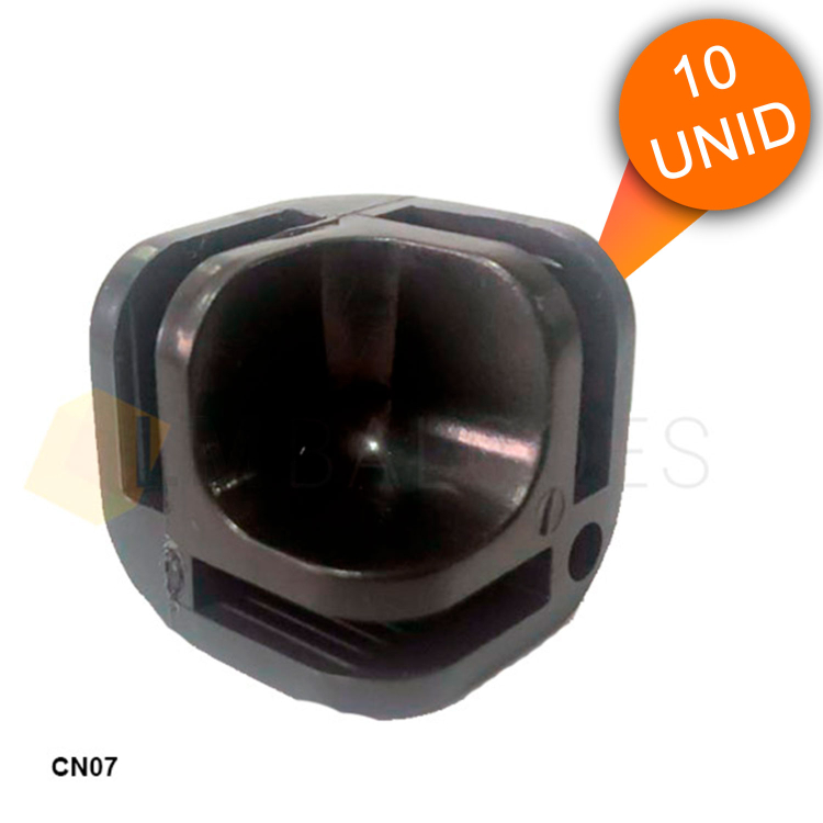 Conectivo Preto  1/8 F KIT com 10 Unidades 1