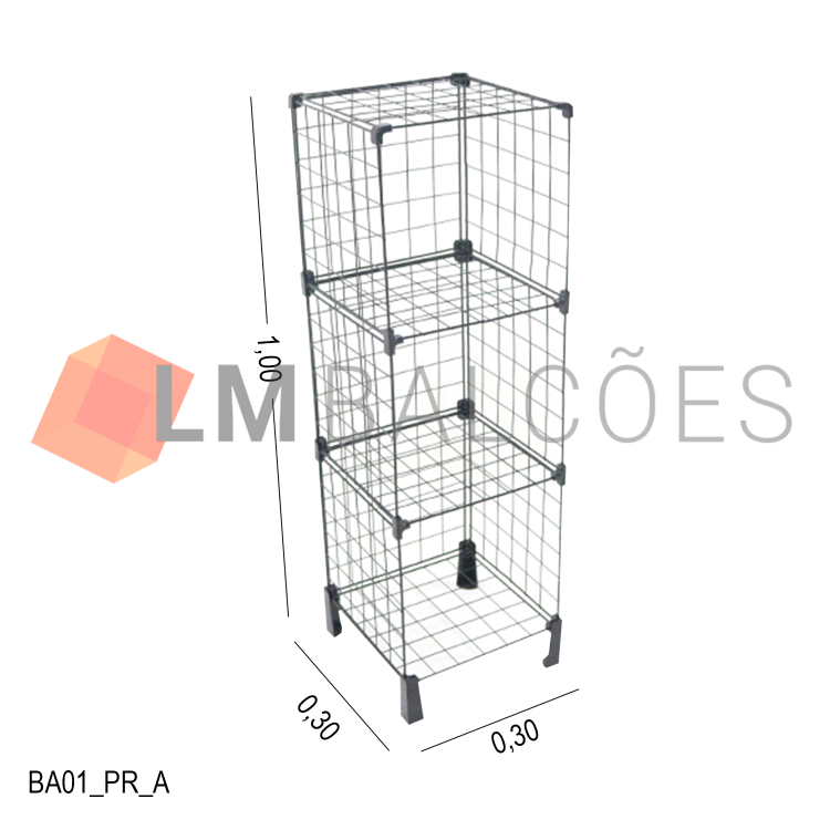 Balcão Aramado - 0,30 x 1,00 x 0,30 1