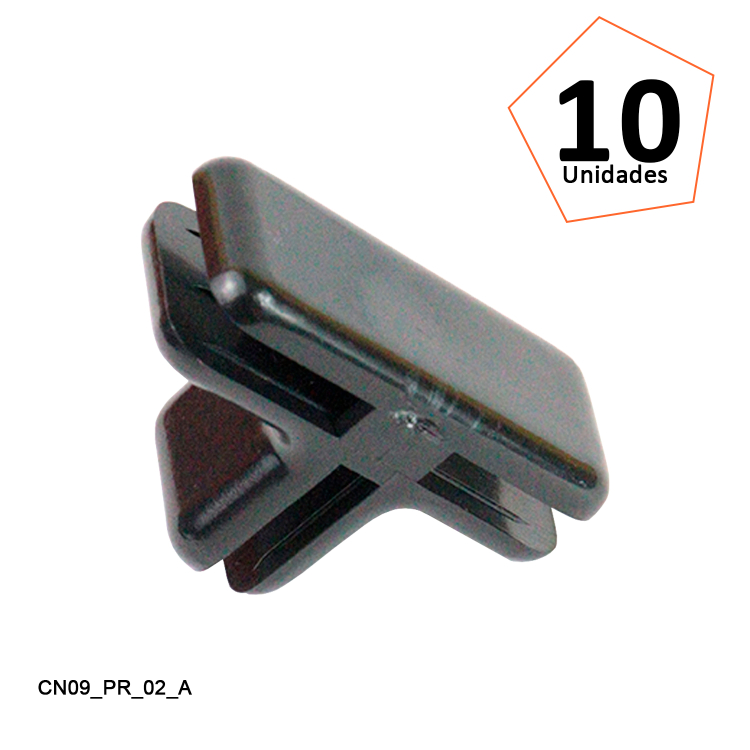 Conectivo Reforço T Preto - 10 Unidades 1