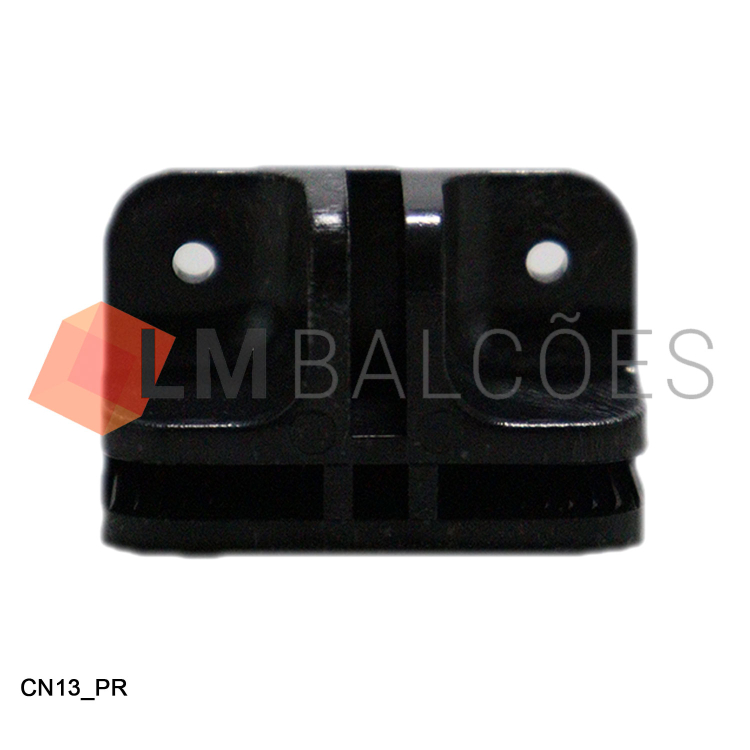 Conectivo 1/4 F c/ Furo - Preto 1