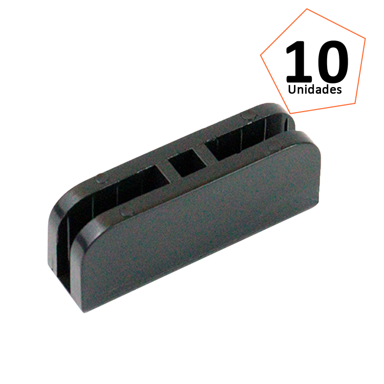 Conectivo H Preto - 10 Unidades 1