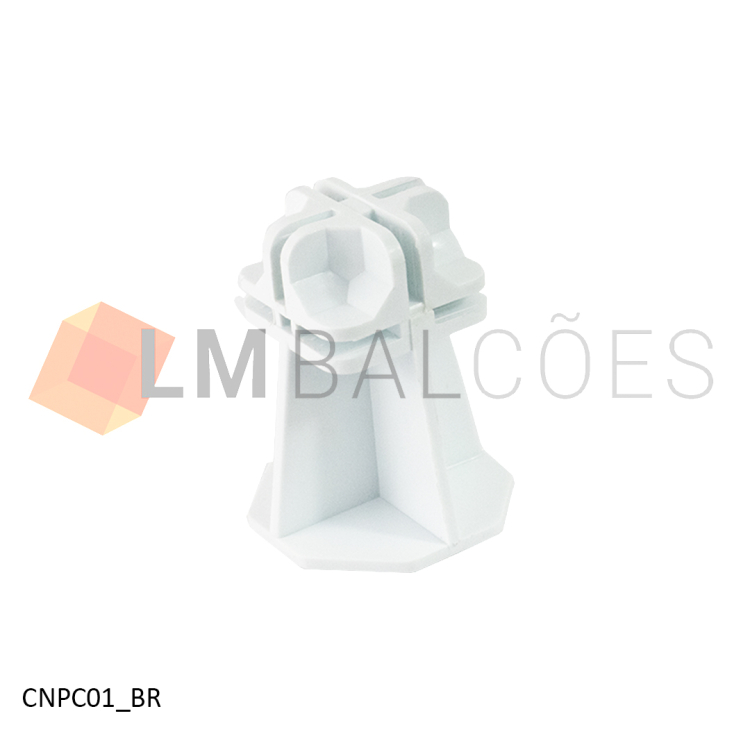 Pé Conectivo Centro 1/1 (7 cm) - Branco 1
