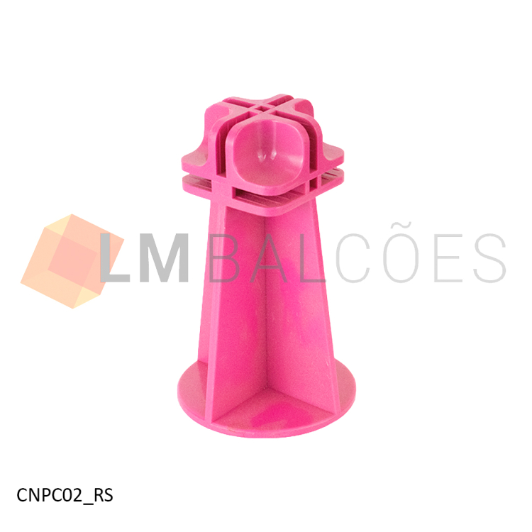 Pé Conectivo Centro 1/1 (10cm) - Rosa 1