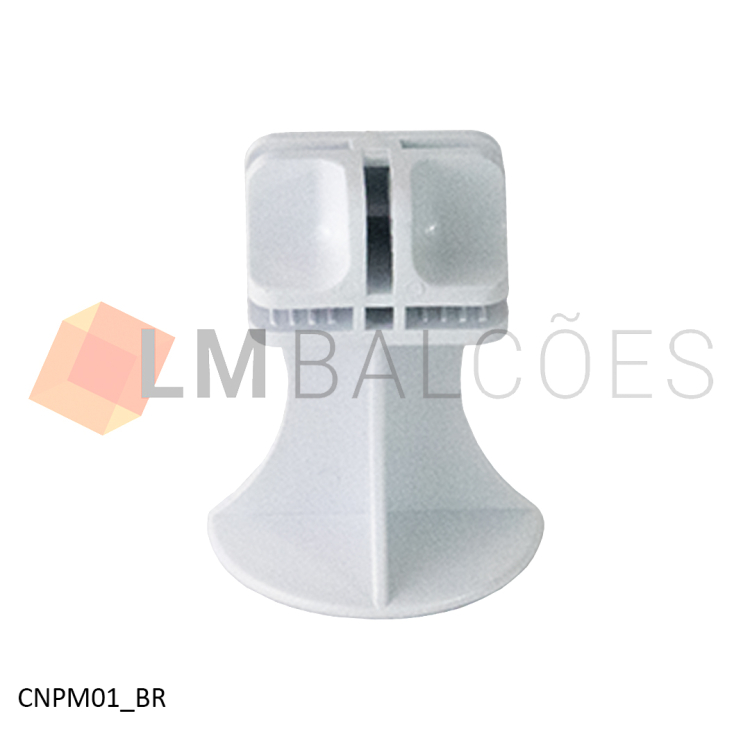 Pé Conectivo Meio 1/4 F (7 cm) - Branco 1