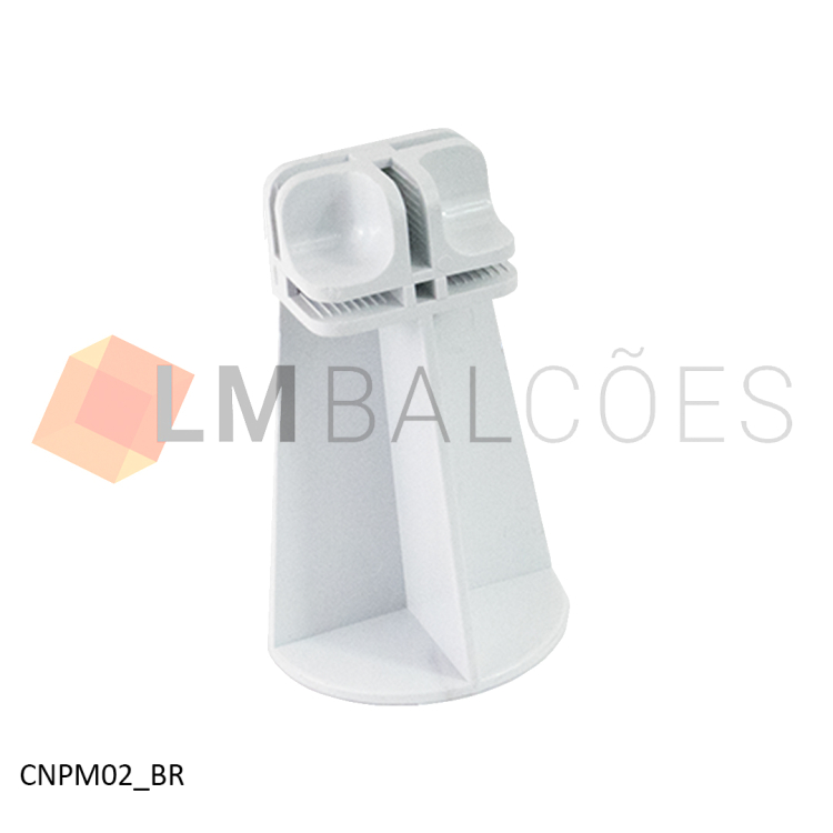Pé Conectivo Meio 1/4 F (10cm) - Branco 1