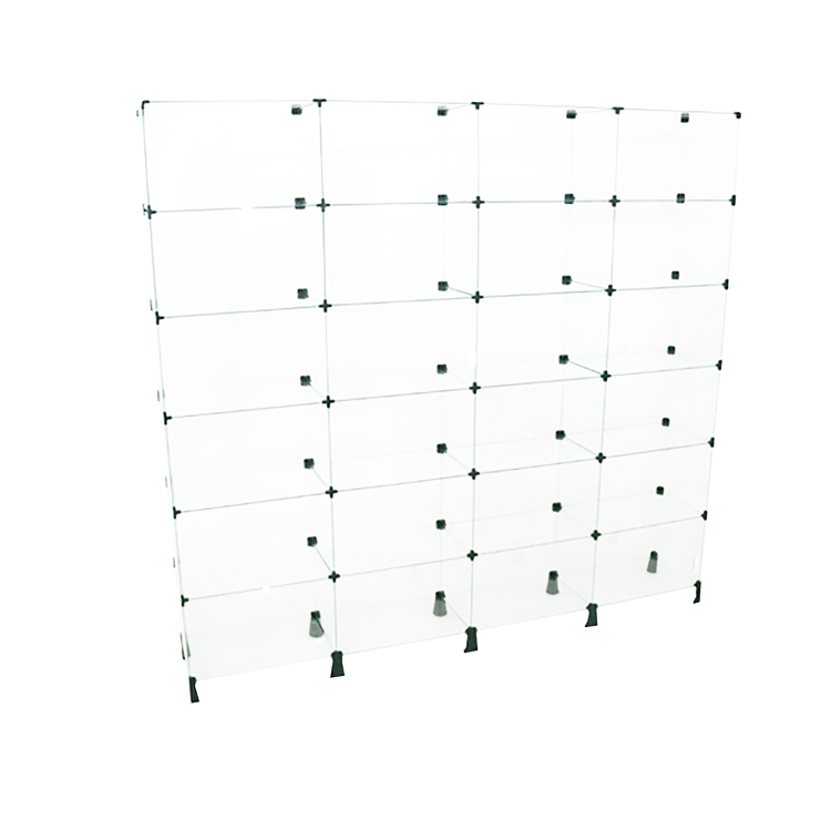 Estante De Vidro - 2,00 x 1,90 x 0,25 M 1
