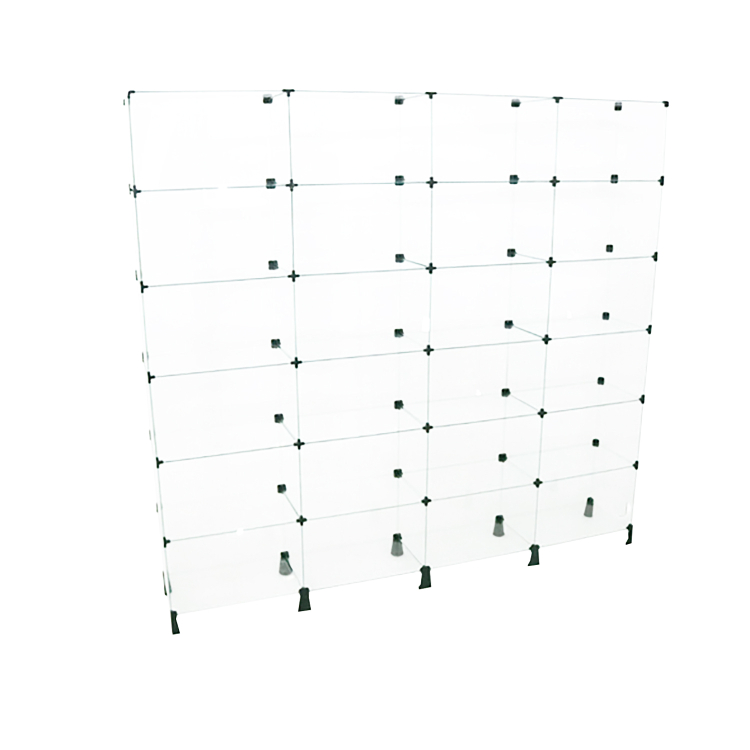 Estante De Vidro - 2,00 x 1,90 x 0,40 M 1