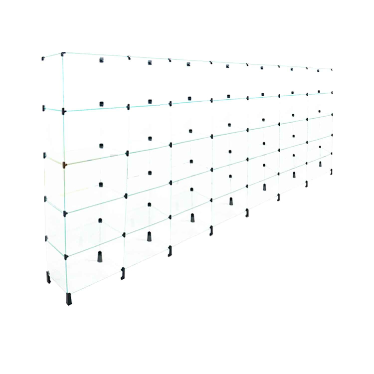 Estante de Vidro 2,80 x 1,60 x 0,30 - MOD 40 1