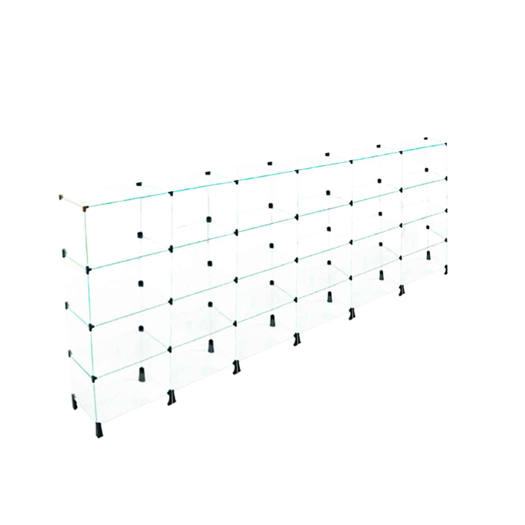 Estante de Vidro 3,00 x 1,30 x 0,25 1