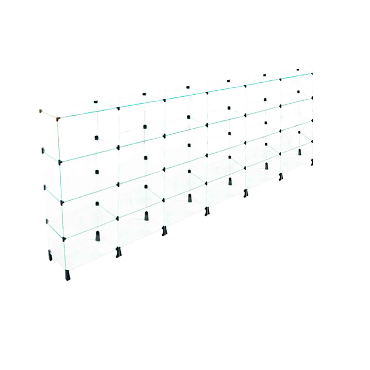 Estante de Vidro 3,00 x 1,30 x 0,30 1