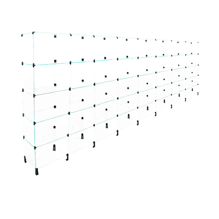 Estante de Vidro 3,20 x 1,60 x 0,30 - MOD 40 1