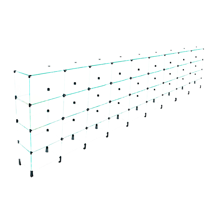 Estante de vidro 3,60 X 1,30 X 0,30 - MOD 40 1