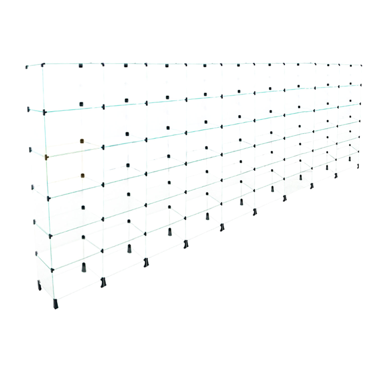 Estante de vidro  3,60 x 1,90 x 0,30 - MOD 40 1
