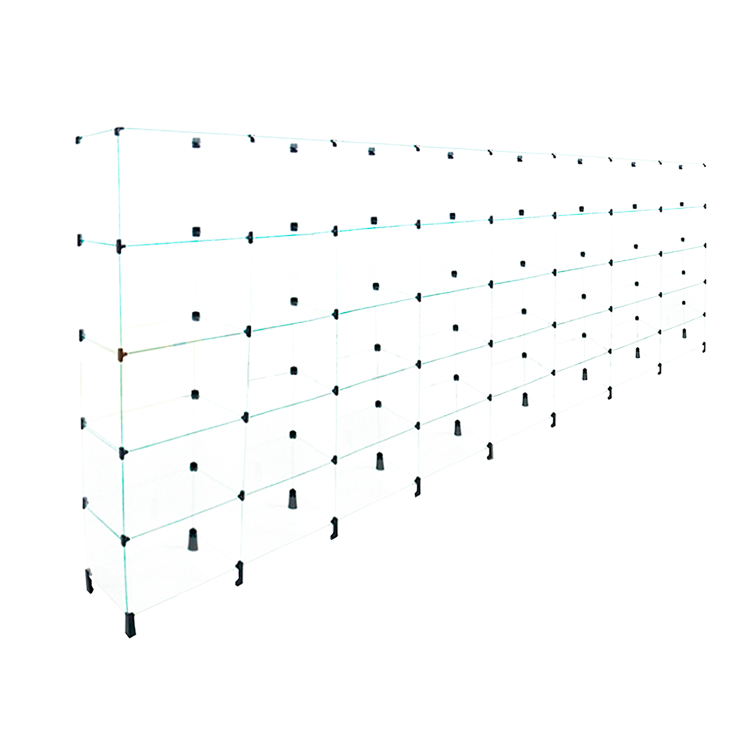 Estante de Vidro - 4,00 x 1,60 x 0,25 M 1