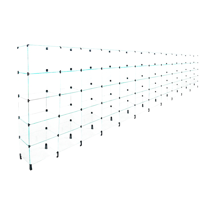 Estante de Vidro 4,40 x 1,60 x 0,30 - MOD 40 1