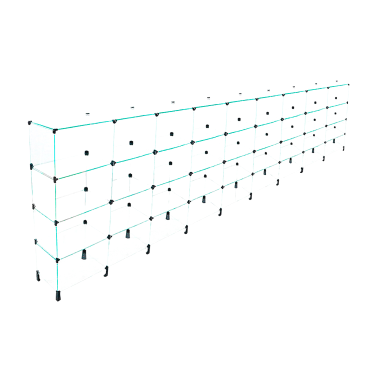 Estante de Vidro 4,50 x 1,30 x 0,30 1