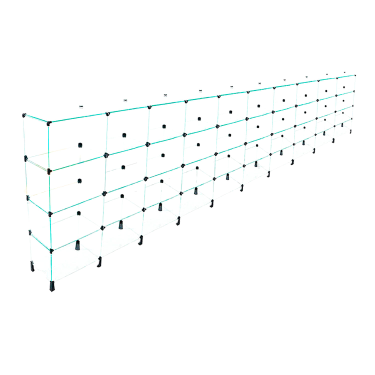 Estante de Vidro 5,00 x 1,30 x 0,30 1