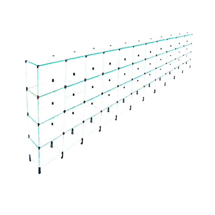 Estante de Vidro 5,50 x 1,30 x 0,25 1
