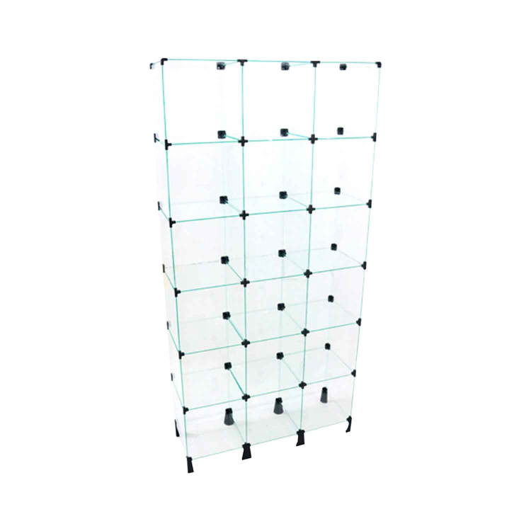 Estante de Vidro - 0,90 x 1,90 x 0,30 1