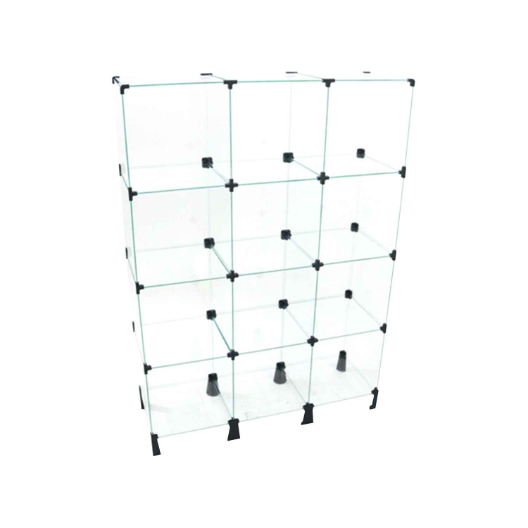Estante de Vidro - 0,90 x 1,30 x 0,30 1