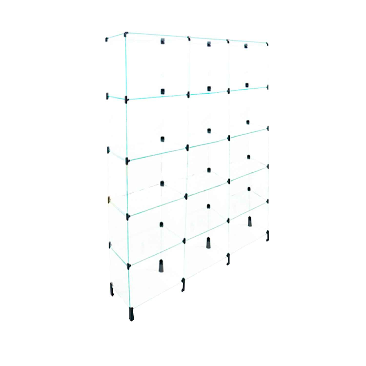 Estante de Vidro 1,20 x 1,60 x 0,40 1