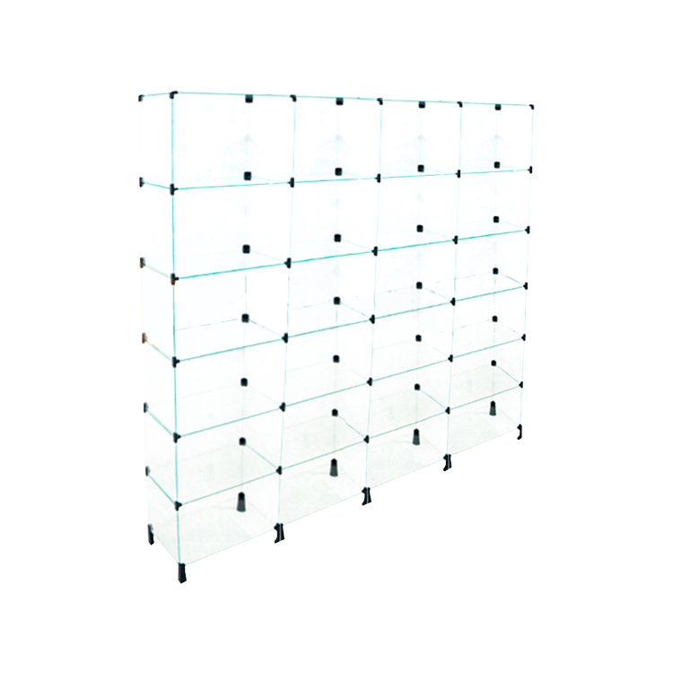 Estante De Vidro - 1,60 X 1,90 X 0,30 M 1