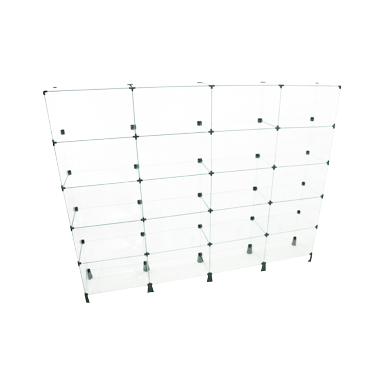 Estante de Vidro 2,00 x 1,60 x 0,30 1