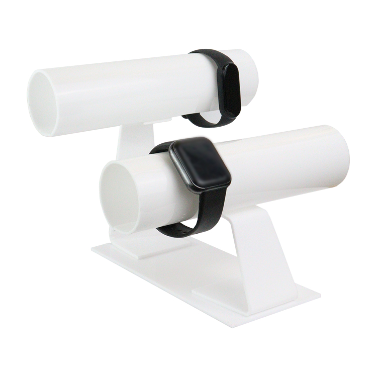 Expositor de Porta Pulseira ou Relógio Duplo - Branco 1