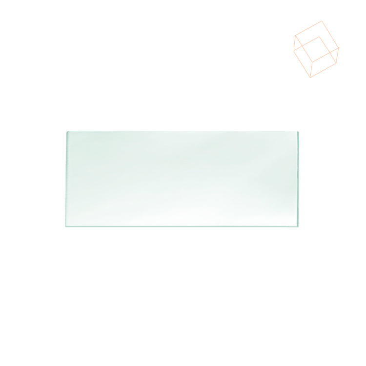 Vidro Modulado 4mm - 0,40 x 1,00m - Incolor
