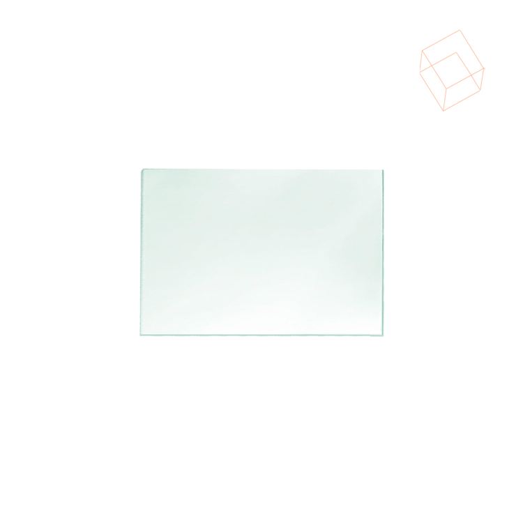 Vidro Modulado 4mm - 0,07 x 0,10m - Incolor
