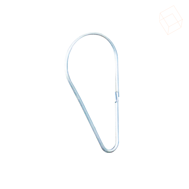 Gancho Pêra 7cm - Zincado