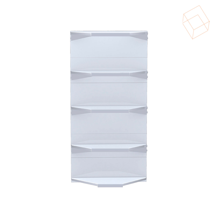 GONDOLA NEW PLUS - 1,70MTS CANTO 40x30 BRANCO