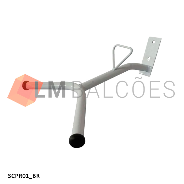 Suporte de Capacete p/ Parede - Branco 1