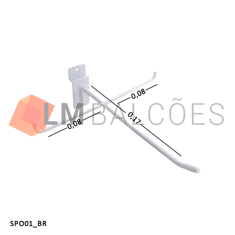 Suporte de Óculos p/ Painel - Branco 1
