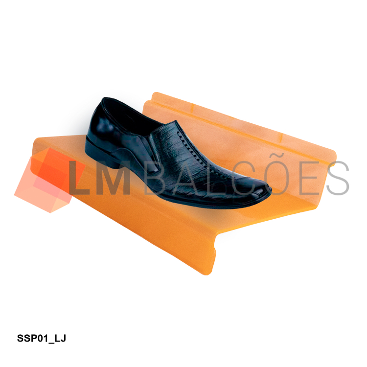 Suporte de Sapato p/ Painel - Laranja 1