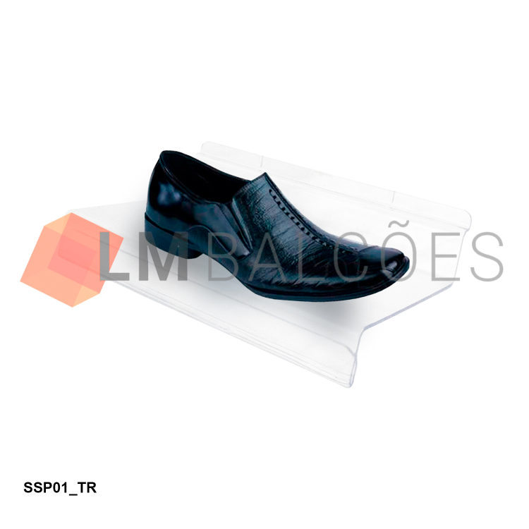Suporte de Sapato p/ Painel - Transparente 1