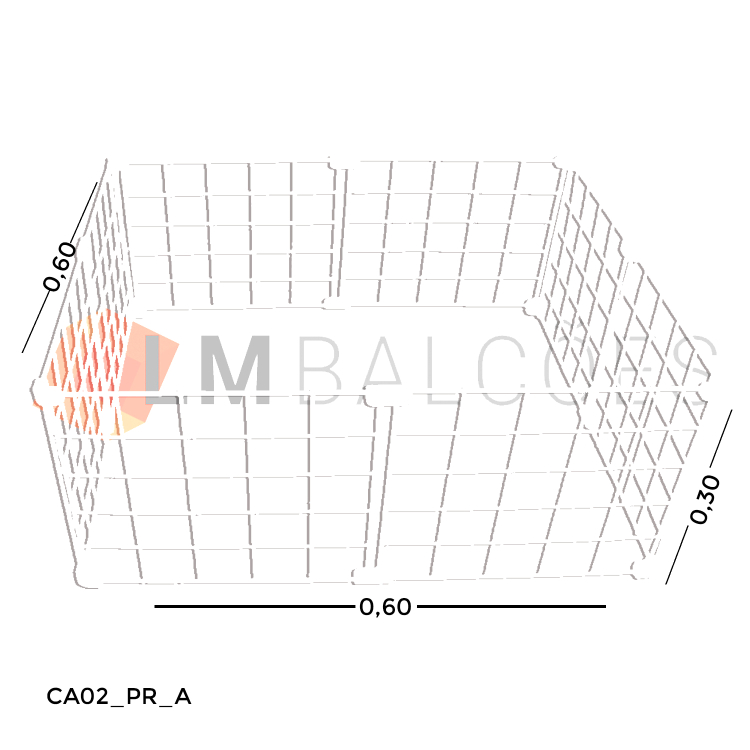 Cercadinho Aramado Branco Para Pet - 0,60 X 0,60 X 0,30m 1